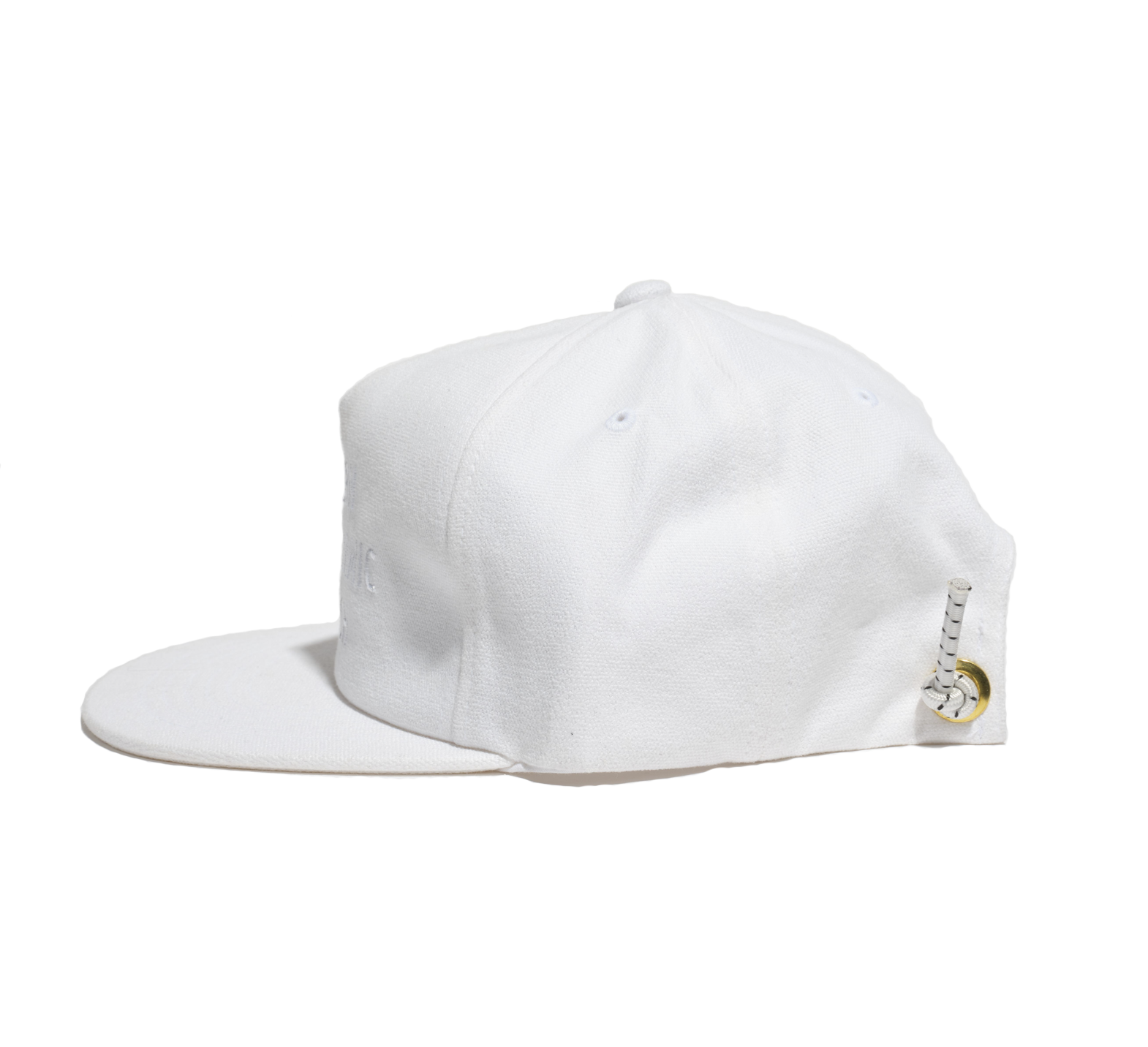 White/White Canvas Promo Hat